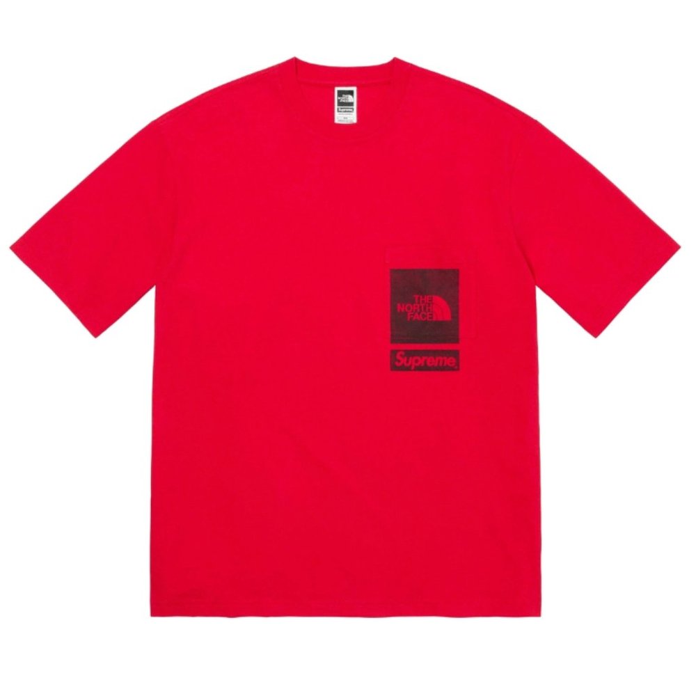 SUPREME®/THE NORTH FACE® PRINTED POCKET TEE **NEW